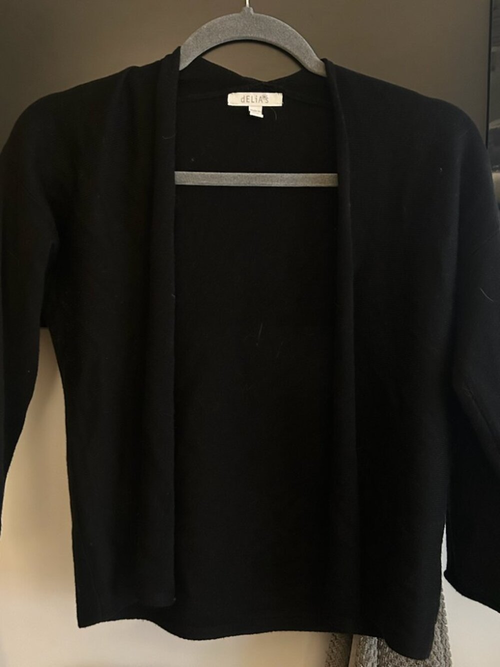 Delia's Black Cardigan